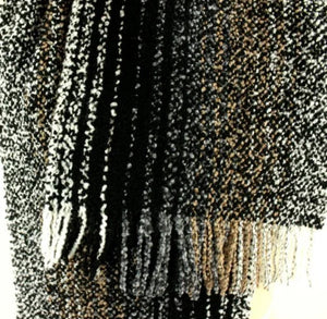 My go-to Mucros Weavers black/brown/beige super cozy soft scarf