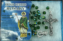 Load image into Gallery viewer, Green Rosary Beads by Connemara Marble